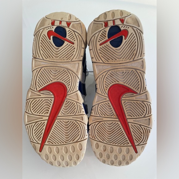 Nike Air Umtempo ‘96White&Royal Navy Blue Shoes Youth Size 6 - Picture 7 of 7